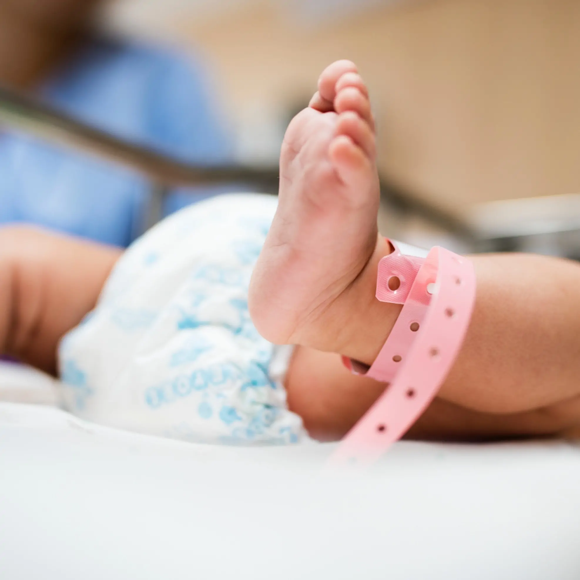 Baby hospitalised in hospital