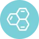 Eco symbol showing sustainability of MUVi disinfection with no harmful chemicals