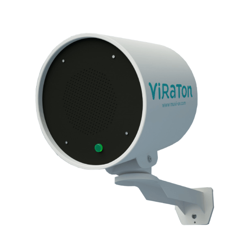 ViRaTon disinfection device designed for 24/7 air and surface virus neutralisation using photo-electron technology