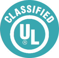 UL certified icon indicating international product safety compliance.