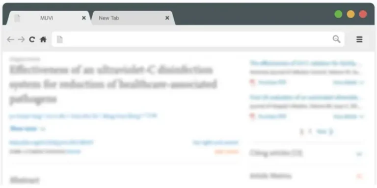 Study on effectiveness of UVC disinfection for reducing healthcare-associated pathogens.